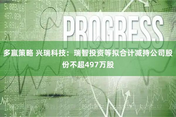 多赢策略 兴瑞科技：瑞智投资等拟合计减持公司股份不超497万股